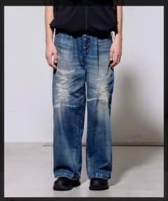 VICTIMヴィクティム/DENIM BUGGY SLACKS Mサイズ - メルカリ