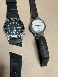 ジャンク品 希少 年代物 非売品 SEIKO ALBA 腕時計 2点まとめ売り 