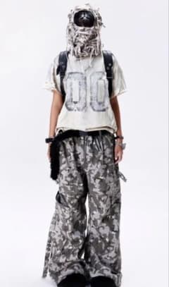 cozyworldwide ダメージ加工 ホワイト Tシャツ y2kのサムネイル