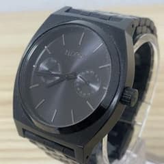 美品】NIXON TIME TELLER DELUXE オールブラック - メルカリ