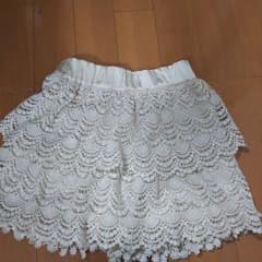 レースティアードスカート風ショートパンツのサムネイル