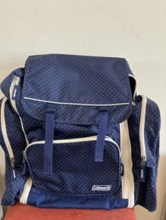 Coleman ネイビー・ドット リュックサックのサムネイル