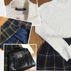 【大特価】 (ニット&タイトスカート&バッグ)のサムネイル