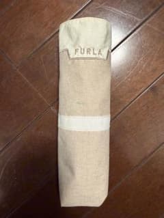 FURLA フルラ 折りたたみ傘 晴雨兼用 ベージュ×ホワイトのサムネイル