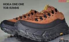♕HOKA TOR SUMMIT✨27.5cm 未使用品 Vibram搭載 - メルカリ