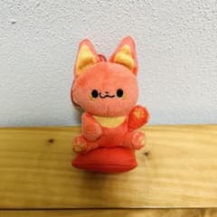 かみさまキツネとサラリーマン　ぬいぐるみマスコット ～てまねき～　ベニ　計１点