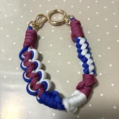 ハンドメイド パラコード ストラップ トリコロールのサムネイル