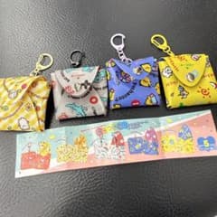 サンリオ ミニスクエアケース 4個セット ポム バツ丸 ケロッピ ポチャッコのサムネイル