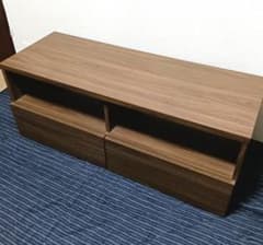 手渡し限定 　ブラウンテレビ台　オープンシェルフ付き 手渡し限定 ブラウンテレビ台 オープンシェルフ付き - メルカリ