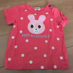 HOT BISCUITS うさぎプリントTシャツのサムネイル