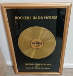 未使用品　ハードロックホテル・ペナン　限定品　レコード　No.26 ゴールド色 未使用品 ハードロックホテル・ペナン 限定品 レコード No.26 ゴールド