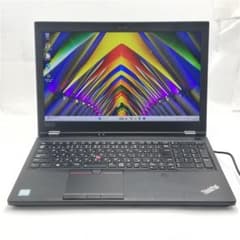 高性能中古美品LenovoP52 i7-8 16G512G高速SSD Win11 - メルカリ