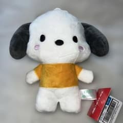 サンリオキャラクターズ　ほっぺにチークがま口ポーチ　ポチャッコのサムネイル
