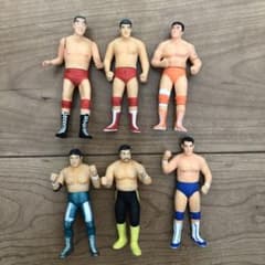 SR 全日本プロレス　王道メインイベンター　フィギュア　ガシャポン　6体セットのサムネイル