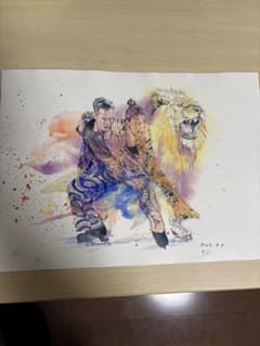 水彩画 原画 アイスダンス - メルカリ