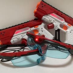 デッド品 1980代 バンダイ クイックショット ビームライフル 光線銃 玩具 バンダイ(BANDAI) エックスショットレーザー360° レーザー銃 - メルカリ