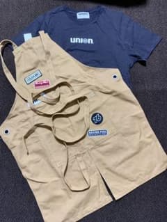 ♫76Tシャツ付きエプロン♫新品♩値下げのサムネイル