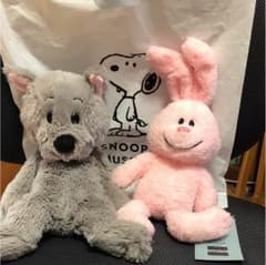 【にゃんず様専用・お取り置き】くたくたうさぎ くたくたファーロン おまけ付きのサムネイル
