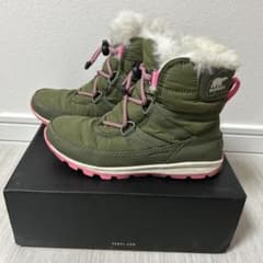 SOREL オリーブグリーン スノーブーツ　21㎝のサムネイル