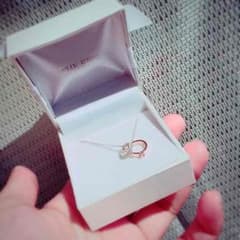 THE KISS❥❥キュービックジルコニアネックレスのサムネイル