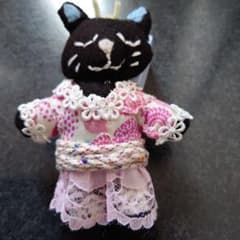 ハンドメイド 祭り猫のぬいぐるみのサムネイル