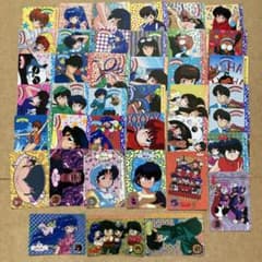 【当時物】らんま1/2 カード 65枚セット まとめ売り 当時物】らんま1/2 カードダスセット まとめ売り 40枚 バンダイ製
