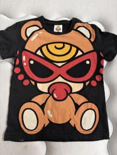 HYSTERIC MINI クマ ブラウンテディ 半袖Tシャツ 90サイズのサムネイル