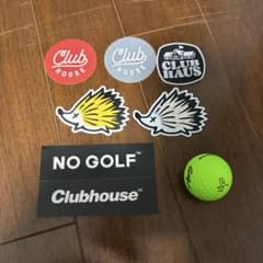 CLUBHAUSのステッカー 6枚セットホログラムのサムネイル