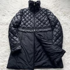 極美品✨エンポリオアルマーニ ダウンコート ダイヤ Wジップ 切替 黒 L 