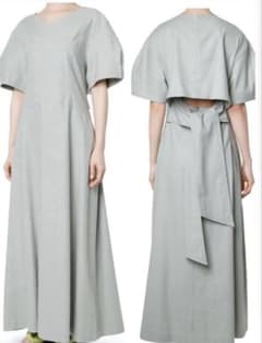 ルシェルブルー 38バックリボン マキシドレスのサムネイル