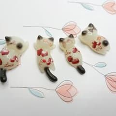 ZERO様専用　チョコ猫ちゃん　じゃれ猫ぐで猫はこ猫飛びつき猫のサムネイル