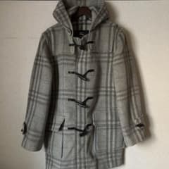 BURBERRY BRIT グレー ダッフルコート ウール 中古・古着通販】BURBERRY BRIT (バーバリーブリット) ダッフルコート