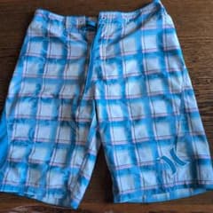 Hurley 青白チェック 水着のサムネイル