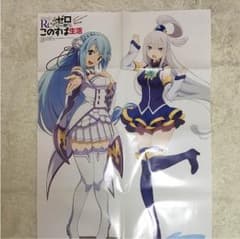 リゼロ エミリア このすば アクアコラボポスターのサムネイル