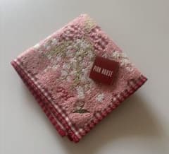 【新品タグ付き】PINK HOUSE 花柄タオルハンカチ 約25cmのサムネイル