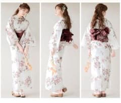 Dita 花柄浴衣・帯・着付けセット付のサムネイル