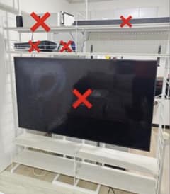 Fさん専用】突っ張り壁面収納Nポルダ 壁寄せTVユニットセット幅160cm 