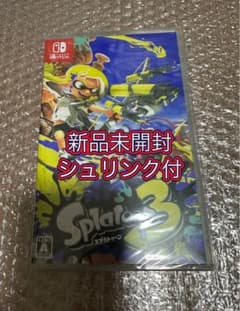 【新品未開封】スプラトゥーン3 　シュリンク未開封 新品未開封 Splatoon 3 Nintendo Switch ソフト スプラ - メルカリ