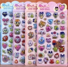 【大人気】たまごっちシール4枚セット　ボンボンシール ぷっくりシールのサムネイル