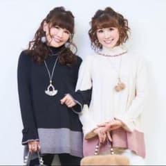 &LOVE  アンドラブ  QVC♥Aラインふりるニットチュニックのサムネイル