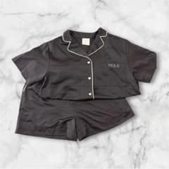 gelato pique ルームウェア セットアップ ダークグレーのサムネイル