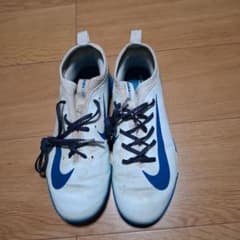 NIKE サッカーシューズ ホワイト ブルーのサムネイル