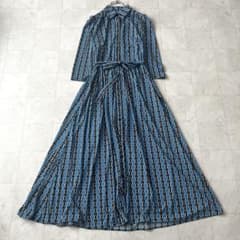 美品♡25SS コルコバード ウエストリボンシャツドレス マキシ丈 36 美品♡25SS コルコバード ウエストリボンシャツドレス マキシ丈 36