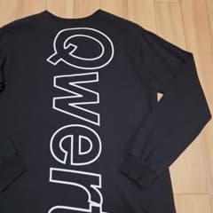qwerty クワーティ 3D Embroidery 長袖 Tシャツ