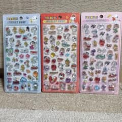 PEANUTS ジュエリードロップシール 3枚セット【即日発送】のサムネイル
