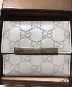 GUCCI フラップ・かぶせ蓋 シマ 折り財布のサムネイル