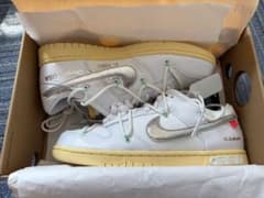 Off-White × NikeDunk Low Lot1of50 White1のサムネイル