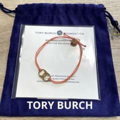 TORY BURCH Foundation ブレスレット ローズゴールド