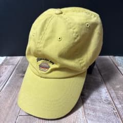 ハンバーガー刺繍 キャップ イエローのサムネイル
