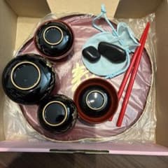 お食い初め 漆器セットのサムネイル